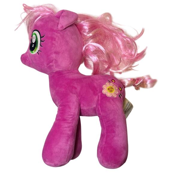 Two 2018 Build A Bear My Little Pony’s Cheerilee Pink & Fluttershy Yellow 16” - Picture 8 of 16